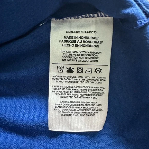 NWT Nike Women's Royal Blue Just Do It Graphic Athletic Workout Tee Size Medium - Picture 5 of 5